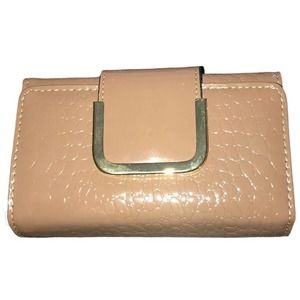 BELLO TUTTI TAN BROWN VERSATILE CHIC TRI-FOLD WALLET